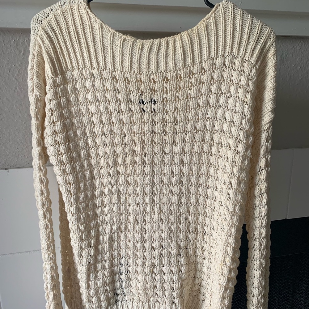 Cream sweater